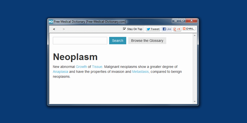 Free medical dictionary software